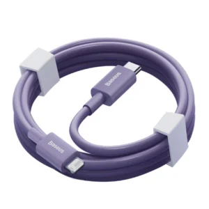 USB-C fast charging / data transfer cable - Lightning PD 20W 1m Baseus Superior Series - purpleeng