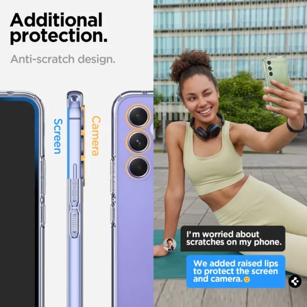 Spigen Liquid Crystal Case for Samsung Galaxy A54 5G - Transparenteng