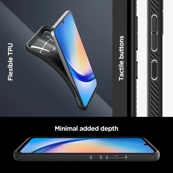 Spigen Liquid Air Case for Samsung Galaxy A34 5G - Matte Blackeng