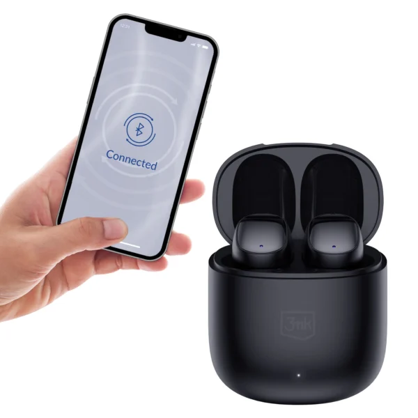 3mk FlowBuds wireless in-ear Bluetooth headphones - blackeng