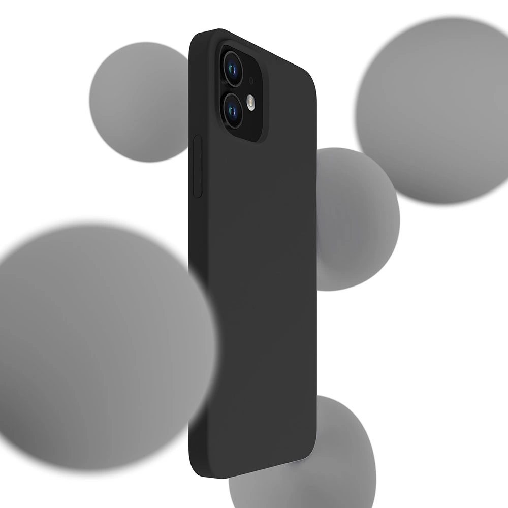 3mk Silicone Case for iPhone 12 mini - blackeng