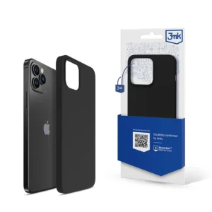 3mk Silicone Case for iPhone 12 Pro Max - blackeng