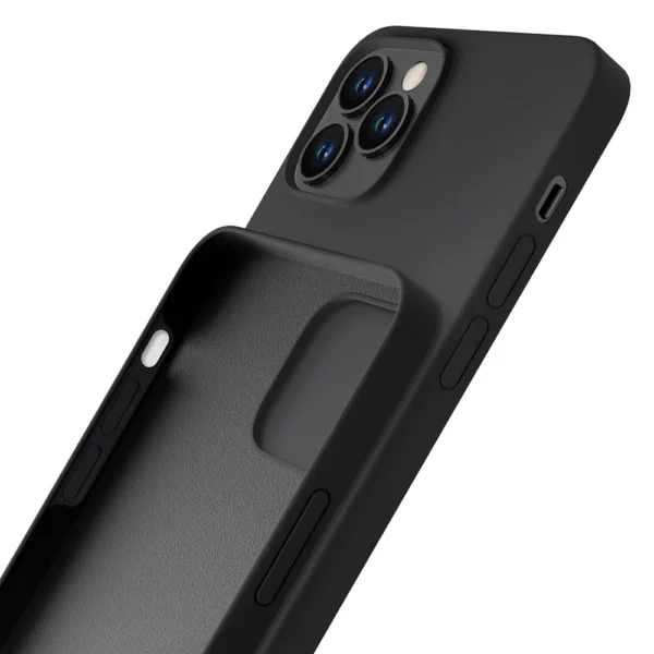 3mk Silicone Case for iPhone 12 Pro Max - blackeng