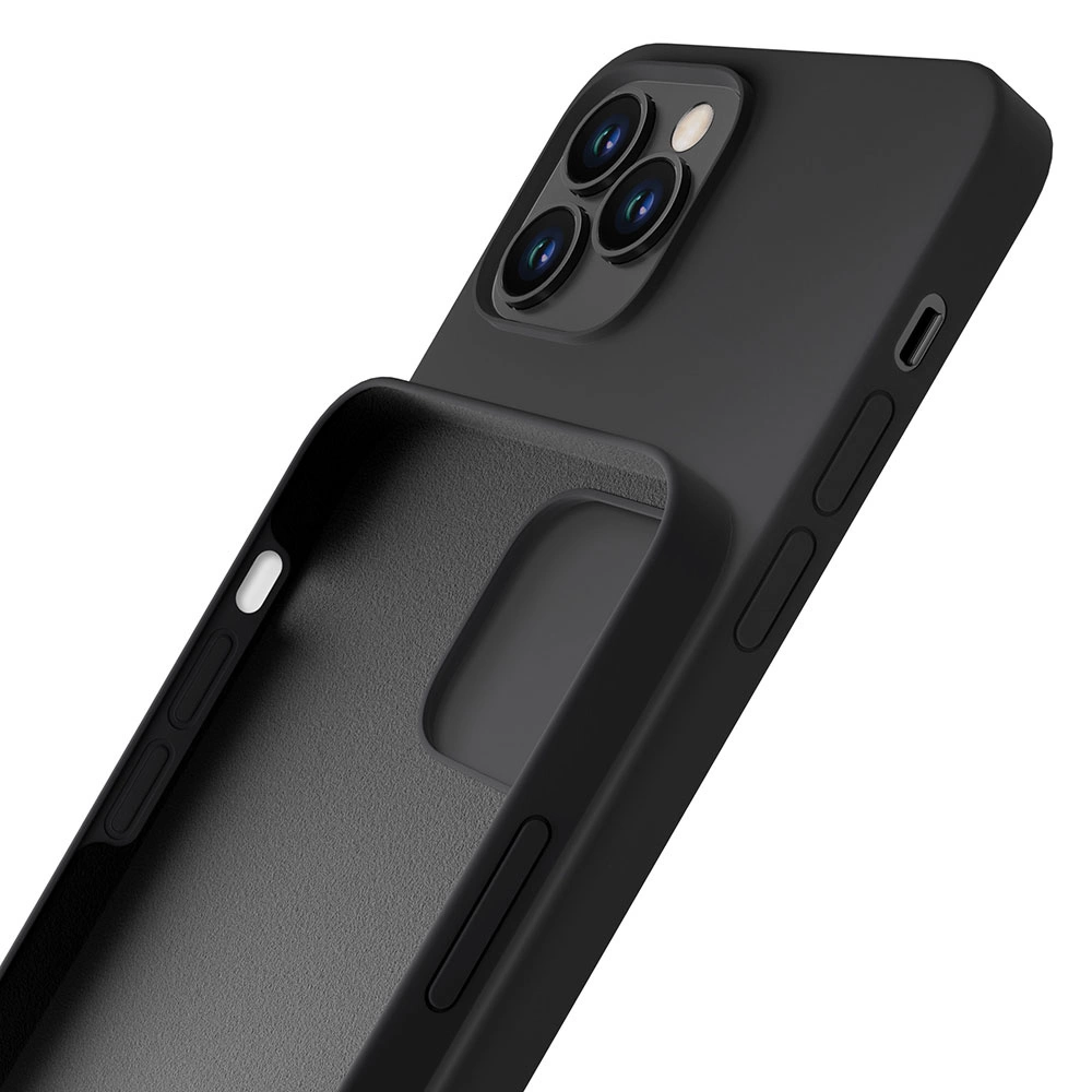 3mk Silicone Case for iPhone 12 Pro Max - blackeng