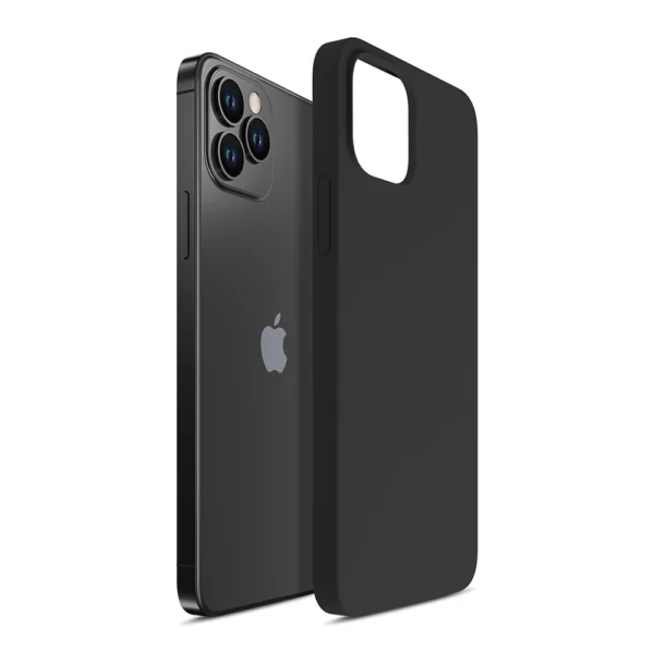 3mk Silicone Case for iPhone 12 Pro Max - blackeng