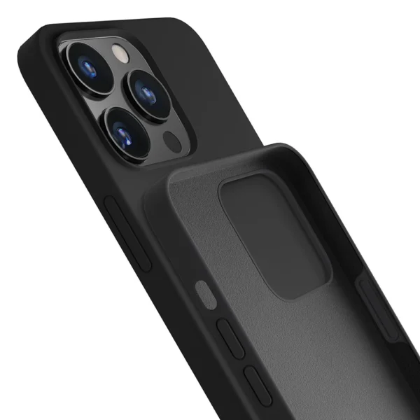 iPhone 13 Pro 3mk Silicone Case Series - Blackeng