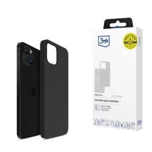 iPhone 14 case from the 3mk Silicone Case series - blackeng