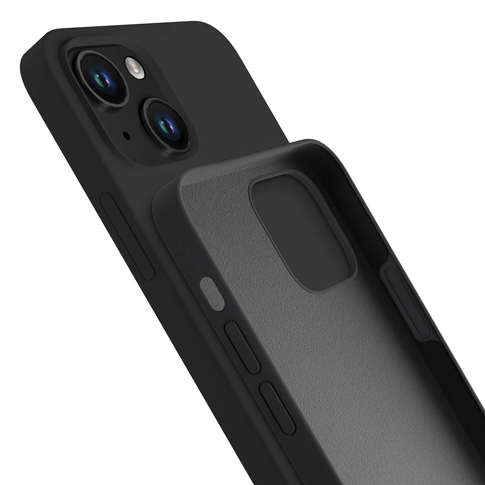 iPhone 14 case from the 3mk Silicone Case series - blackeng