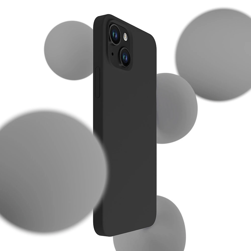 iPhone 14 Plus 3mk Silicone Case Series - Blackeng