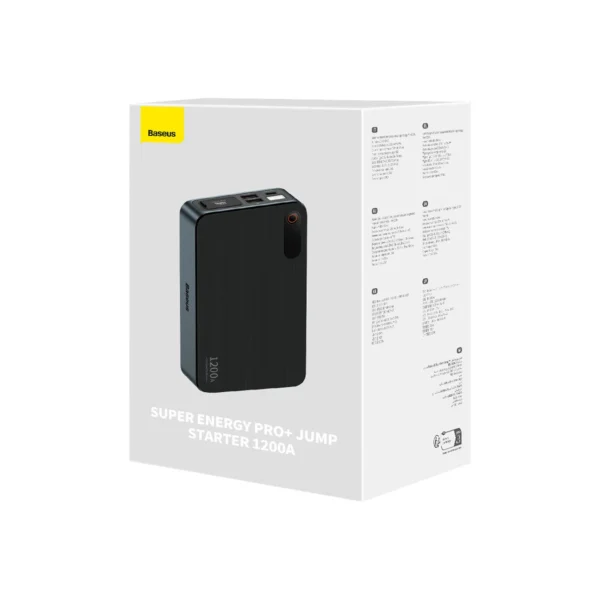Jump Starter Power Bank for Car 1200A Baseus Super Energy Pro+ - Blackeng