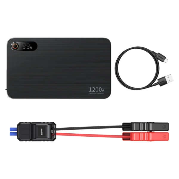 Jump Starter Power Bank for Car 1200A Baseus Super Energy Pro+ - Blackeng
