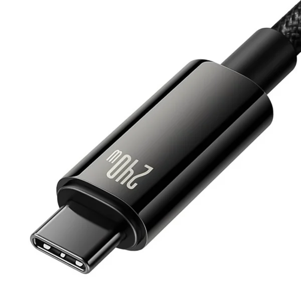 Cable USB C - USB C 480Mb/s 240W 3m Baseus Tungsten Gold CAWJ040101 - blackeng