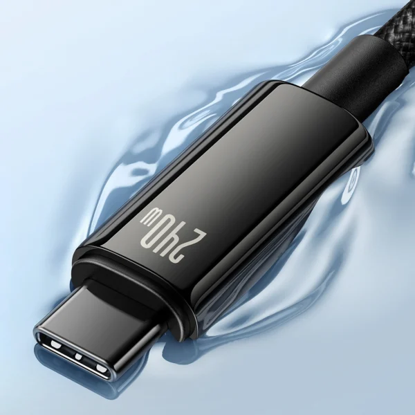 Baseus CAWJ040101 USB-C - USB-C cable 240W 480Mb/s 2m - black and grayeng