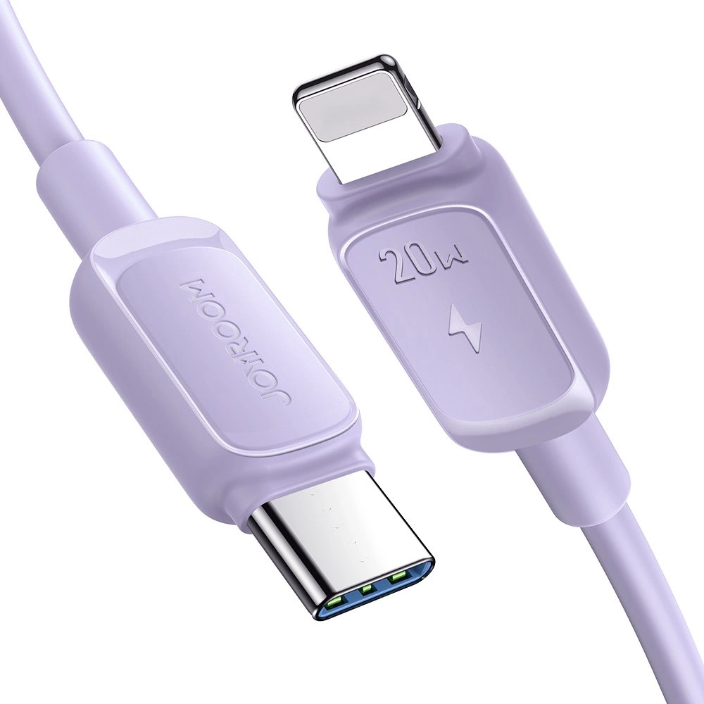Joyroom Multi-Color Series A14 USB-C / Lightning 20W Cable 1.2 m - Purpleeng