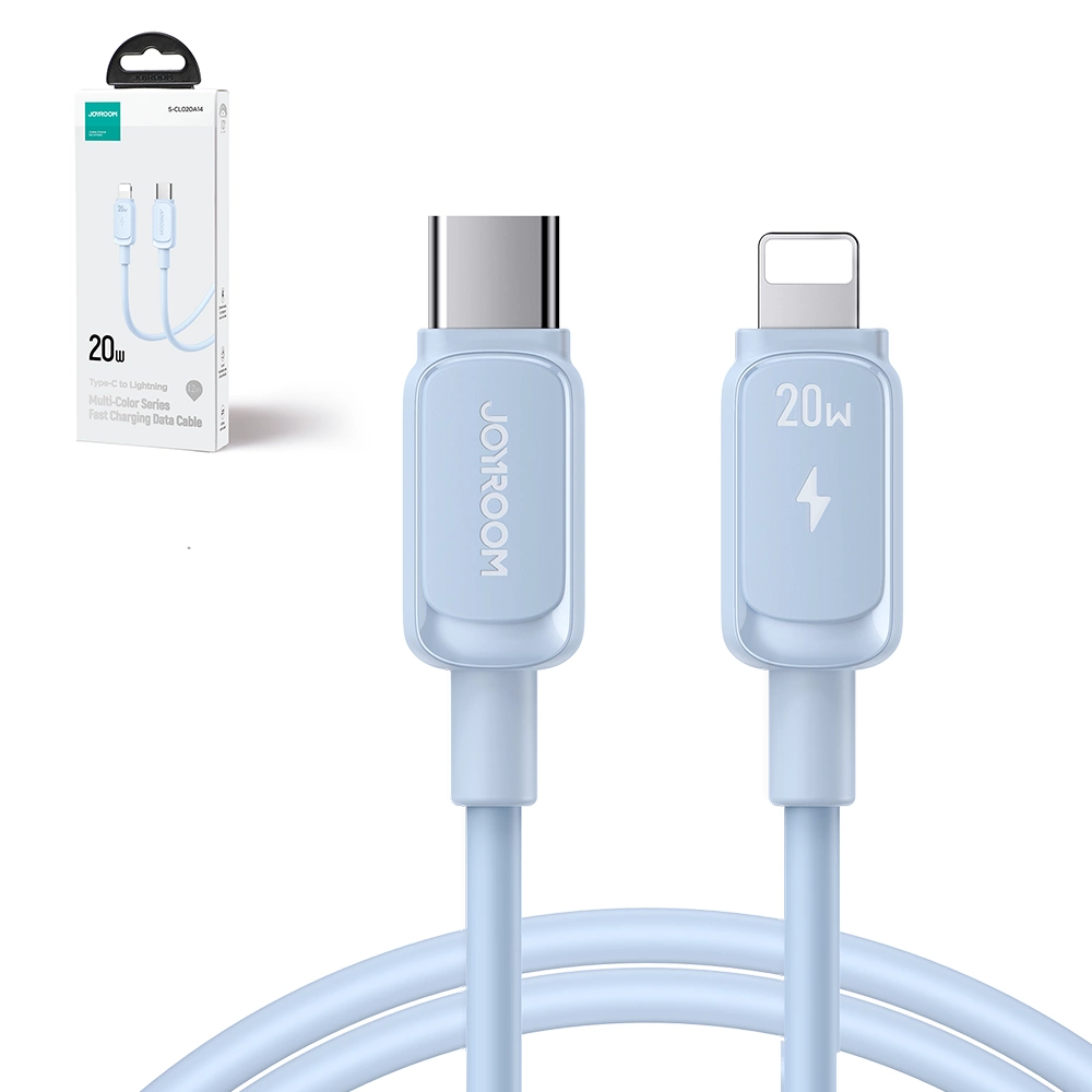 Joyroom Multi-Color Series A14 USB-C / Lightning 20W Cable 1.2 m - Blueeng