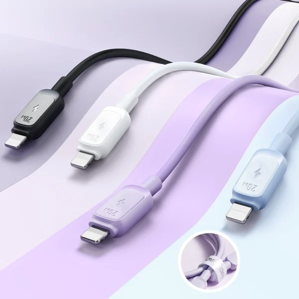 Joyroom Multi-Color Series A14 USB-C / Lightning 20W Cable 1.2 m - Blueeng