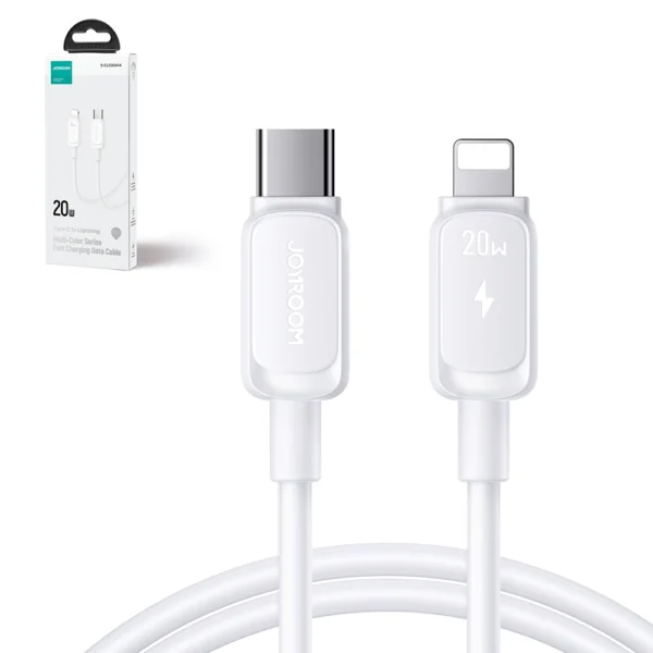 Joyroom Multi-Color Series A14 USB-C / Lightning 20W cable 1.2 m - whiteeng