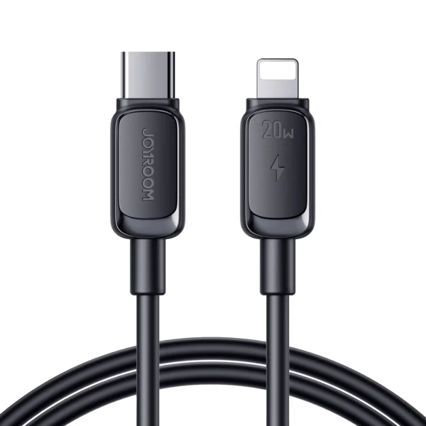 Joyroom Multi-Color Series A14 USB-C/ Lightning Cable 20W 1.2 m - Blackeng