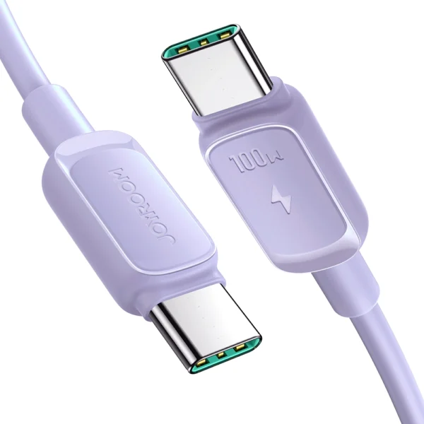 Joyroom Multi-Color Series A14 USB-C / USB-C 100W Cable 1.2m - Purpleeng