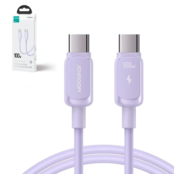 Joyroom Multi-Color Series A14 USB-C / USB-C 100W Cable 1.2m - Purpleeng