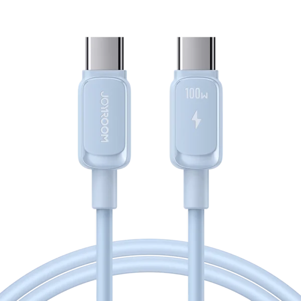 Joyroom Multi-Color Series A14 USB-C / USB-C Cable 100W 1.2 m - Blueeng