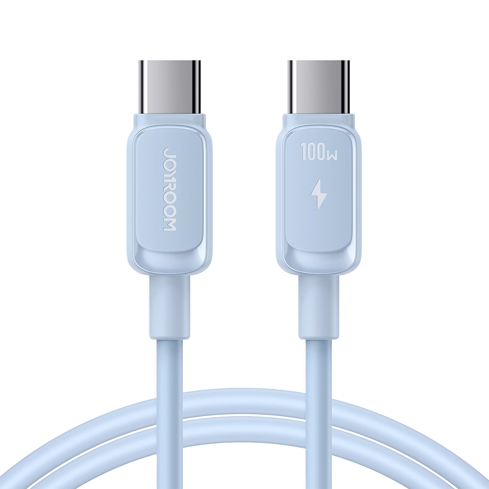 Joyroom Multi-Color Series A14 USB-C / USB-C Cable 100W 1.2 m - Blueeng