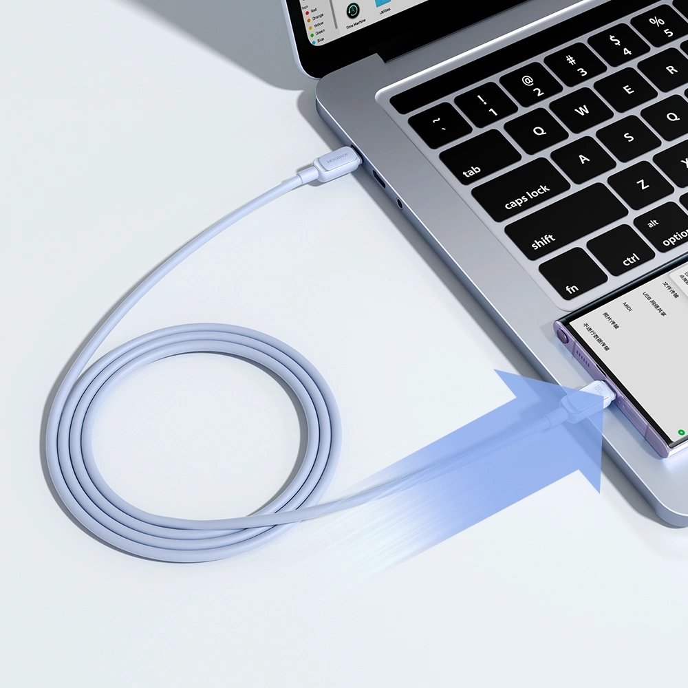 Joyroom Multi-Color Series A14 USB-C / USB-C Cable 100W 1.2 m - Blueeng