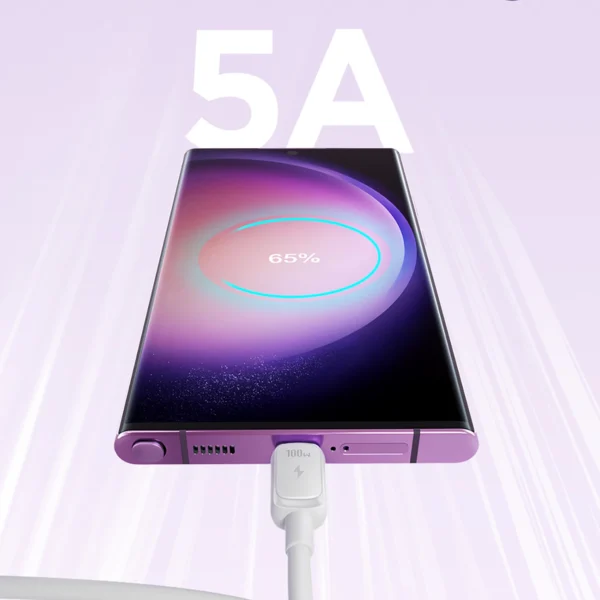 Joyroom Multi-Color Series A14 USB-C / USB-C 100W Cable 1.2m - Whiteeng