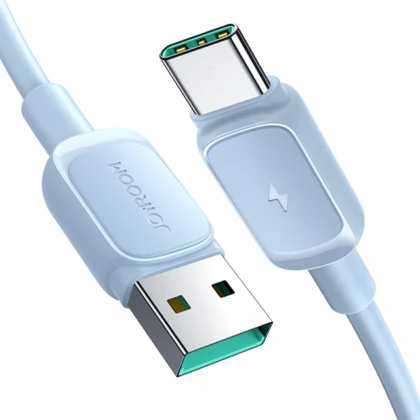 Joyroom Multi-Color Series A14 USB-A / USB-C 3A Cable 1.2 m - Blueeng