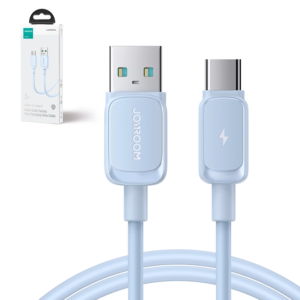 Joyroom Multi-Color Series A14 USB-A / USB-C 3A Cable 1.2 m - Blueeng