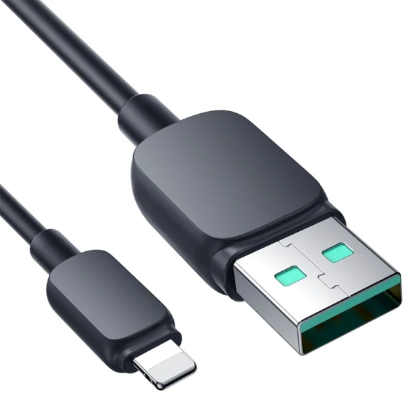 Joyroom Multi-Color Series A14 Lightning / USB-A 2.4A Cable 2 m - Blackeng