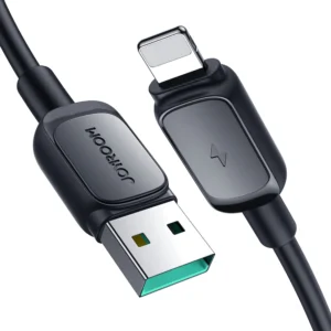 Joyroom Multi-Color Series A14 Lightning / USB-A 2.4A Cable 2 m - Blackeng