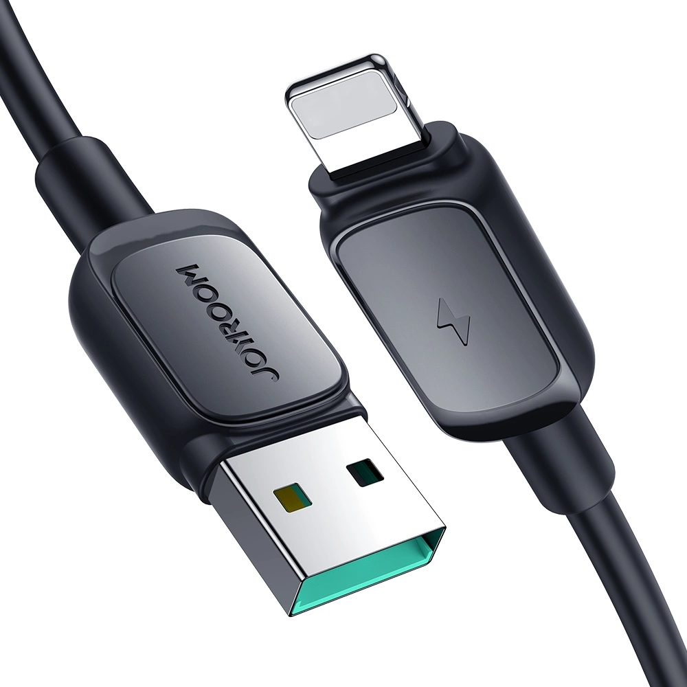 Joyroom Multi-Color Series A14 Lightning / USB-A 2.4A Cable 2 m - Blackeng
