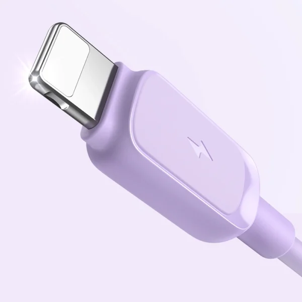 Joyroom Multi-Color Series A14 Lightning / USB-A 2.4A 1.2 m cable - purpleeng