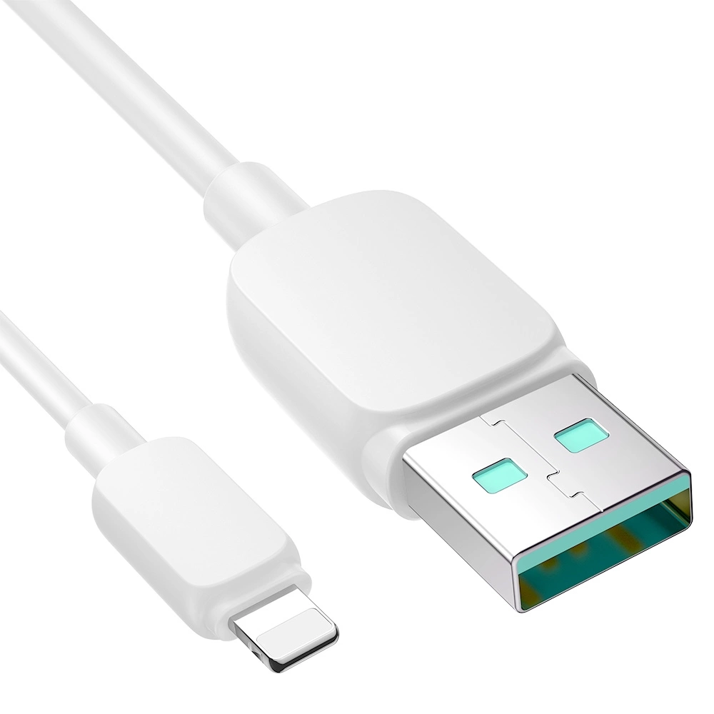 Joyroom Multi-Color Series A14 Lightning / USB-A 2.4A 1.2 m cable - whiteeng