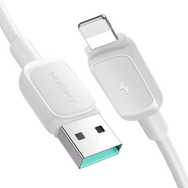 Joyroom Multi-Color Series A14 Lightning / USB-A 2.4A 1.2 m cable - whiteeng