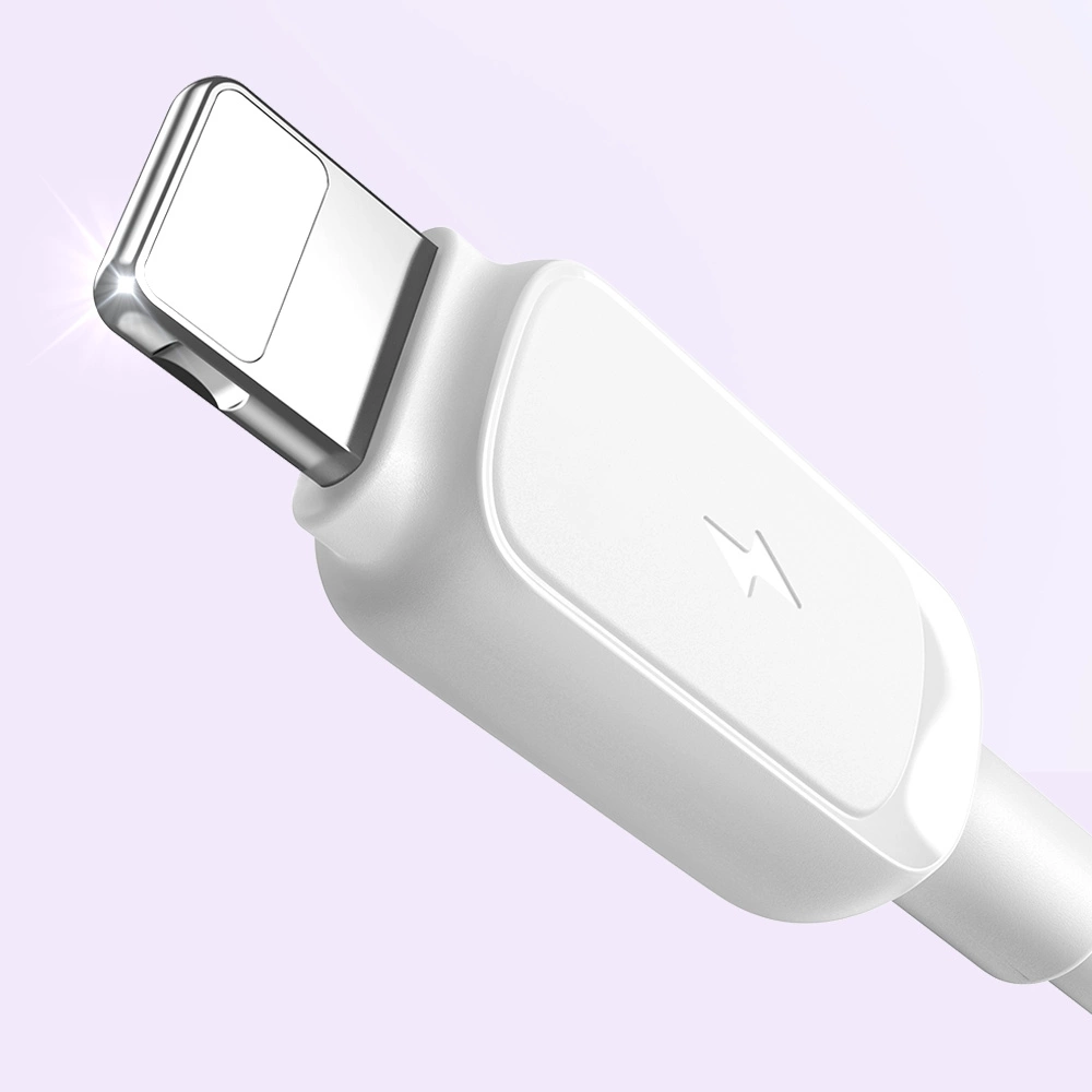 Joyroom Multi-Color Series A14 Lightning / USB-A 2.4A 1.2 m cable - whiteeng