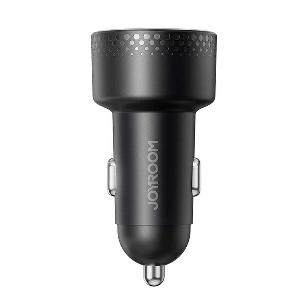 2x USB C 70W car charger with LED display Joyroom JR-CCD02 - blackeng