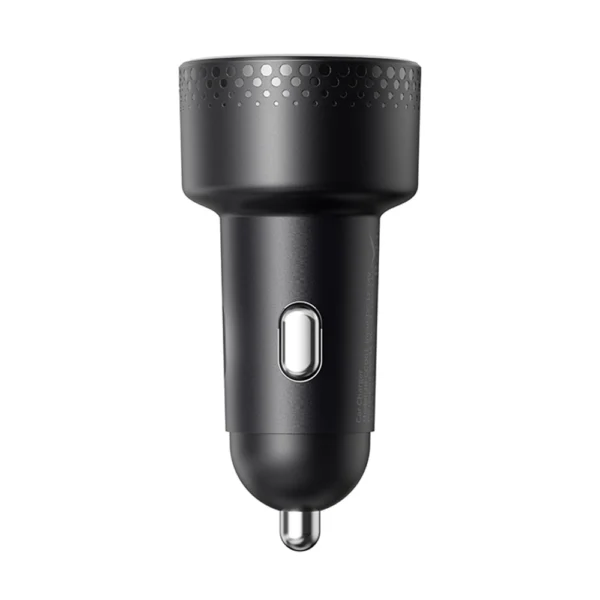 2x USB C 70W car charger with LED display Joyroom JR-CCD02 - blackeng