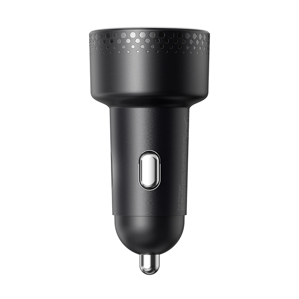 2x USB C 70W car charger with LED display Joyroom JR-CCD02 - blackeng