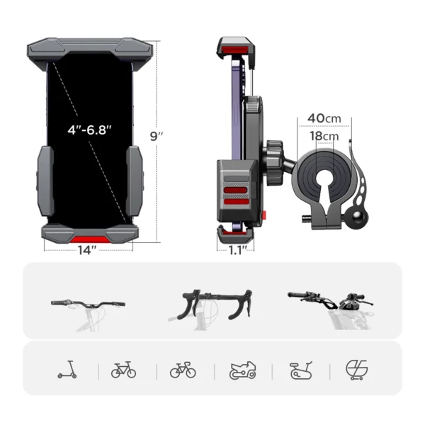 Phone holder for a motorcycle, bicycle, stroller Joyroom JR-ZS265ueng