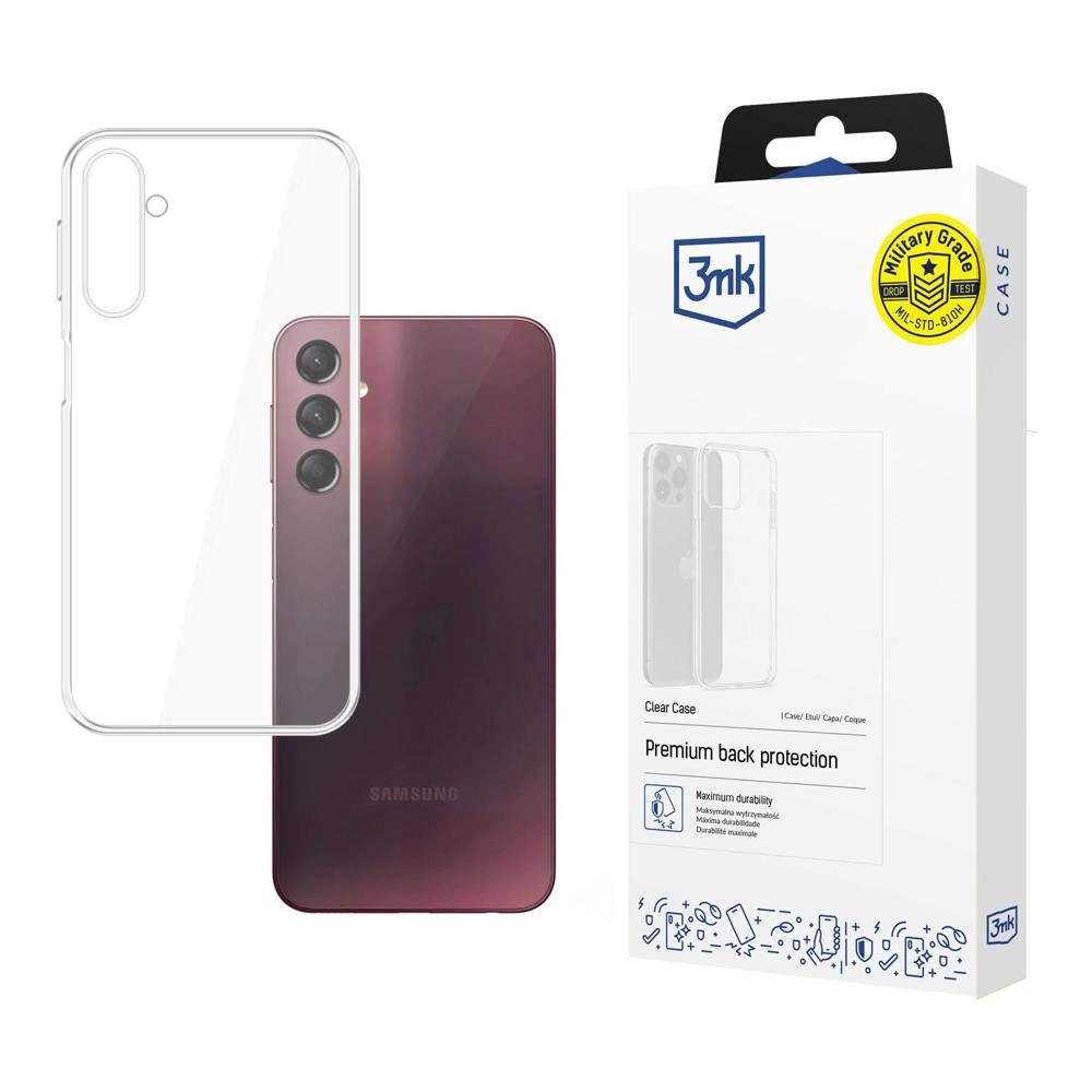 3mk Clear Case for Samsung Galaxy A24 4G - transparenteng
