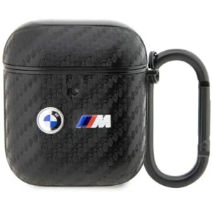 BMW BMA2WMPUCA2 AirPods 1/2 cover black/black Carbon Double Metal Logoeng