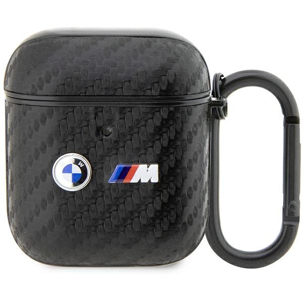 BMW BMA2WMPUCA2 AirPods 1/2 cover black/black Carbon Double Metal Logoeng