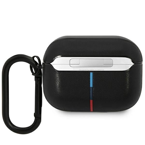 BMW BMAP22PVTK AirPods Pro cover black/black Leather Curved Lineeng