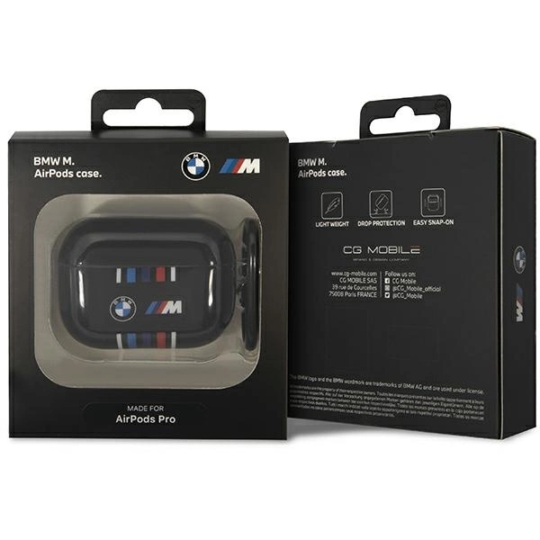 BMW BMAP22SWTK AirPods Pro cover black/black Multiple Colored Lineseng