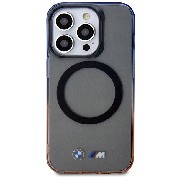 Case BMW BMHMP14LHTGE iPhone 14 Pro 6.1" grey/grey hardcase Gradient Bumper MagSafeeng