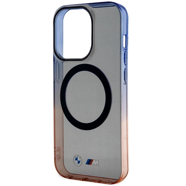 Case BMW BMHMP14LHTGE iPhone 14 Pro 6.1" grey/grey hardcase Gradient Bumper MagSafeeng