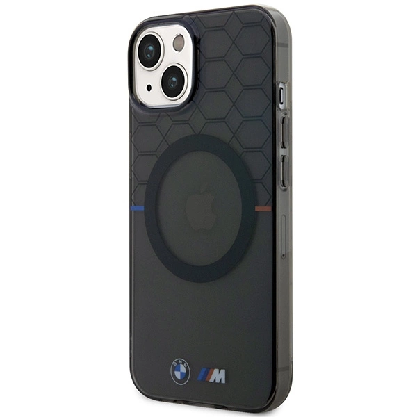 BMW Pattern MagSafe case for iPhone 14 Plus - grayeng