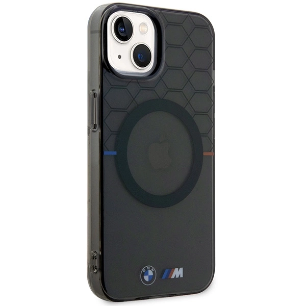 BMW Pattern MagSafe case for iPhone 14 Plus - grayeng